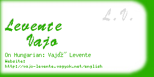 levente vajo business card